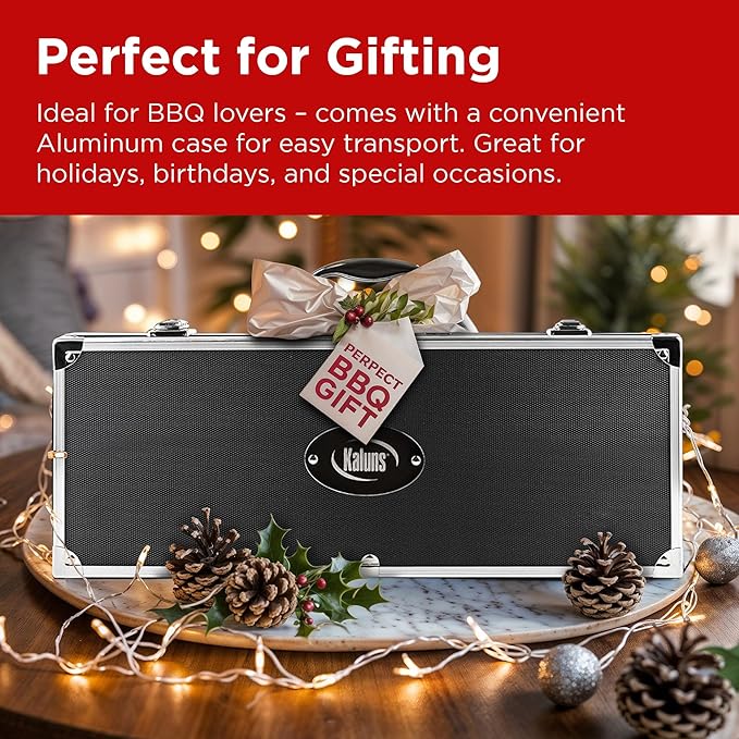 Kaluns BBQ Accessories, Complete Grill Set Dad Gifts