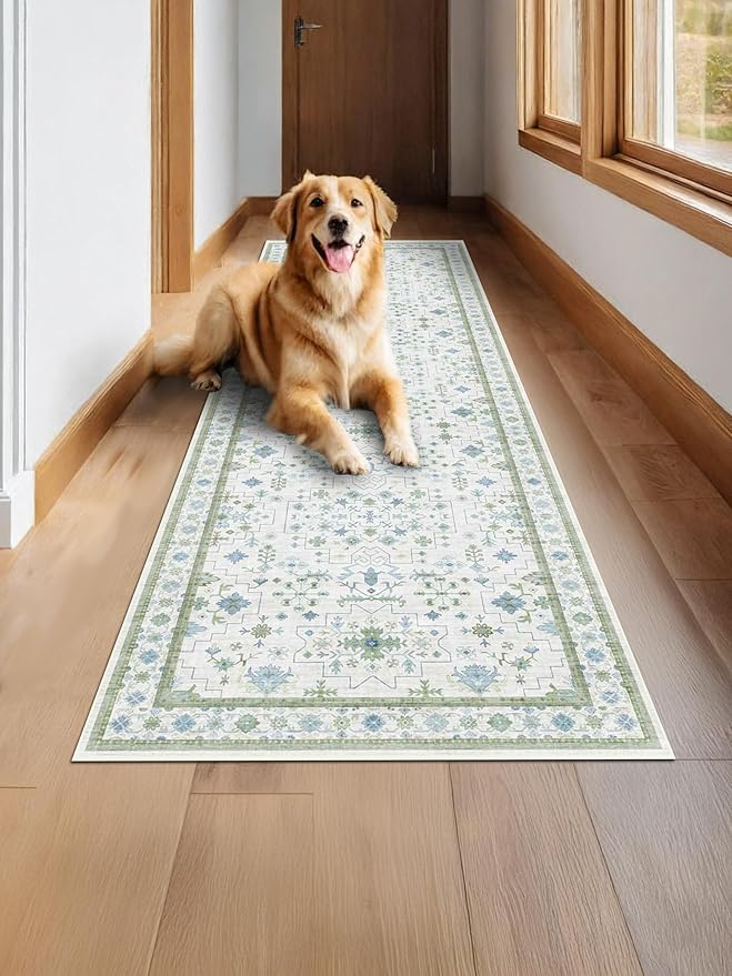 Hazo Haus Oushak Wide Hallway Runner Rug 2'6"x8' - Image 8
