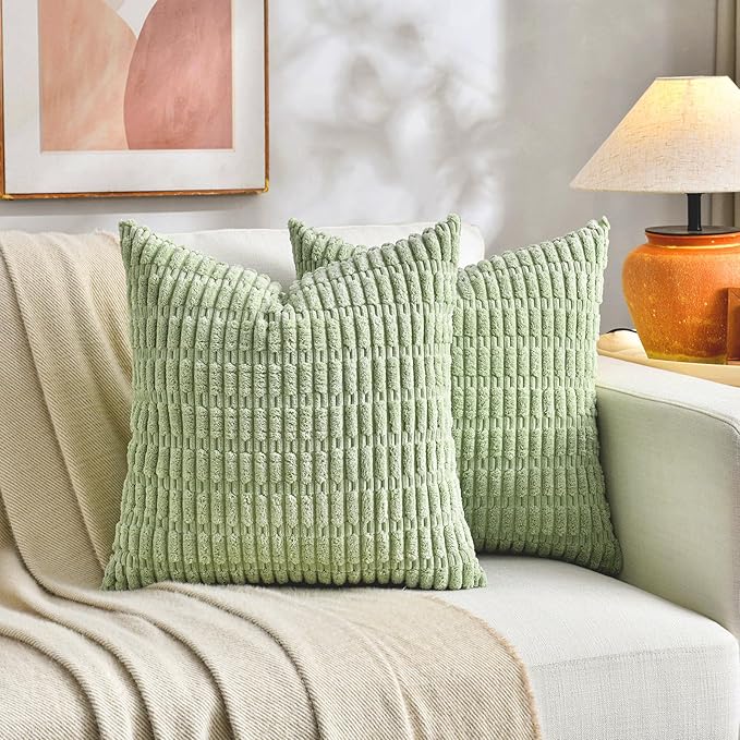 Fancy Homi Set of 4 Spring Boho Decorative Throw Pillow Covers 26x26 Inch - Image 6