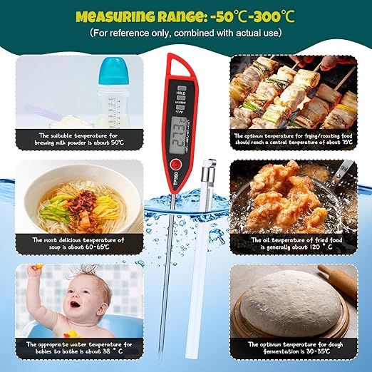 Copkim 12 Set Waterproof Food Thermometer