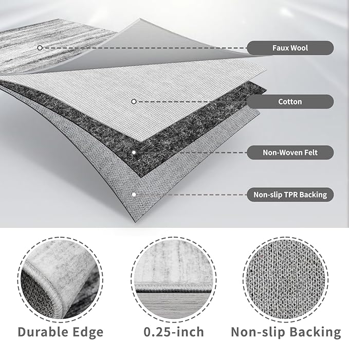 3x20 Washable Hallway Runner Rug: Extra Long Runners - Image 4