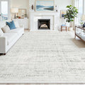 9x12 Area Rugs Washable Rug: Anti-Skid Abstract Modern Living Room Rug Soft by Crority