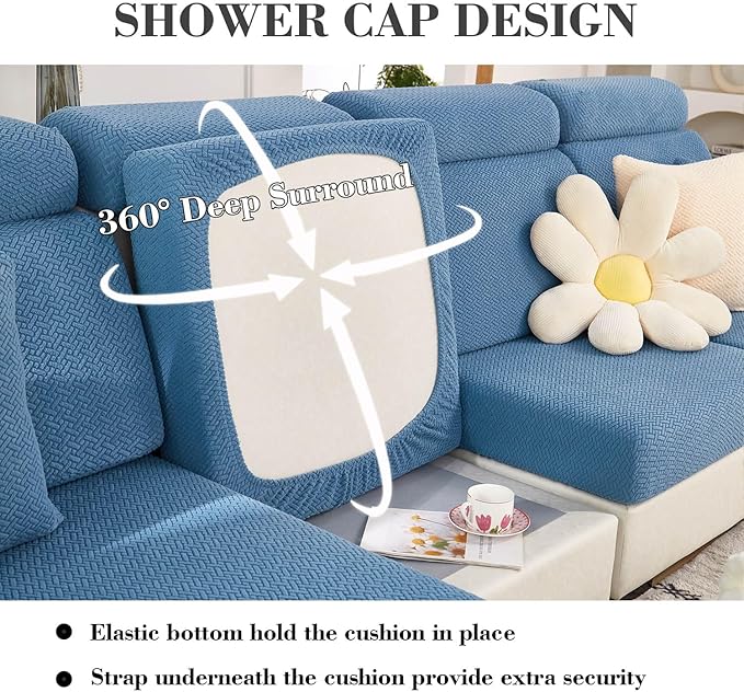 Sofa Covers Couch Covers for Sofa Pet Friendly Couch Cushion Covers Universal - Image 4