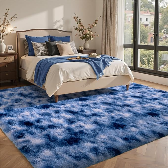 8x10 Ft Extra Large Shag Rugs for Living Room, Ultra Soft Fluffy Furry Area - Image 3