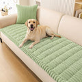 Smiry Couch Cover for Dogs Washable, Non Slip Fuzzy Pet Couch Covers for 3 by Smiry