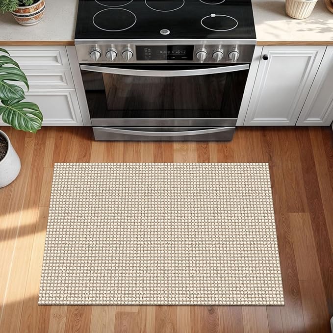 KOZYFLY Indoor Door Mat 2x3 ft Small Area Rugs Washable Front Door Mat Non Slip - Image 2