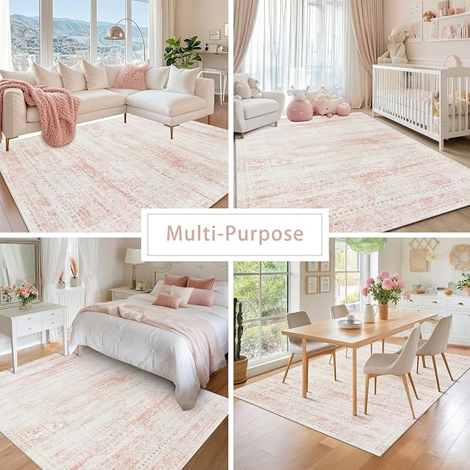 Srugn Washable Rugs 8x10 Area Rugs - Image 5