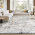 Rugflix 8x10 Area Rugs for Living Room, Washable Large Rug Stain-Resistant Low by RugflixAreaRugs