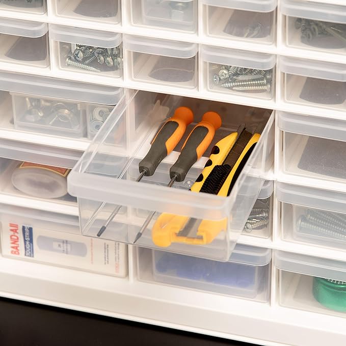 IRIS USA Small Parts Storage Cabinet, Made in USA, 44-Drawer Organizer