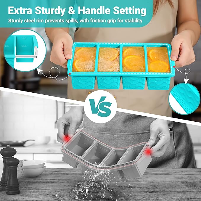 Silicone Freezer Molds for Soup - Image 5