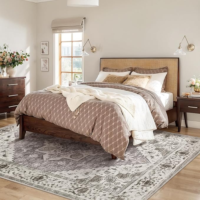SERISSA Boho 8x10 Area Rugs, Washable Vintage Large Living Room Rug Non-Slip - Image 6