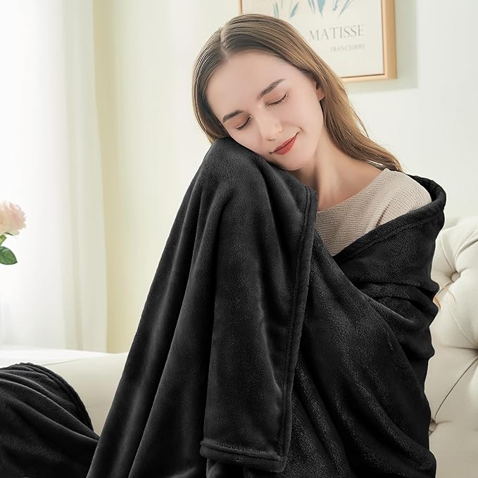 BEDELITE King Size Blanket for Bed, Luxury Plush Cozy Fuzzy Fleece Blanket - Image 3