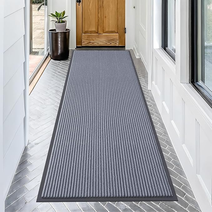 OLANLY Front Door Mat Indoor Outdoor Entrance, Waterproof Heavy Duty Doormat by OLANLY
