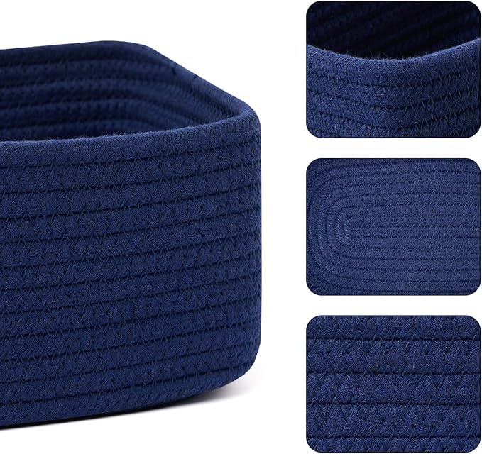 MiniArk Small Storage Baskets for Organizing | Closet Organizer Bins | Shelf - Image 2