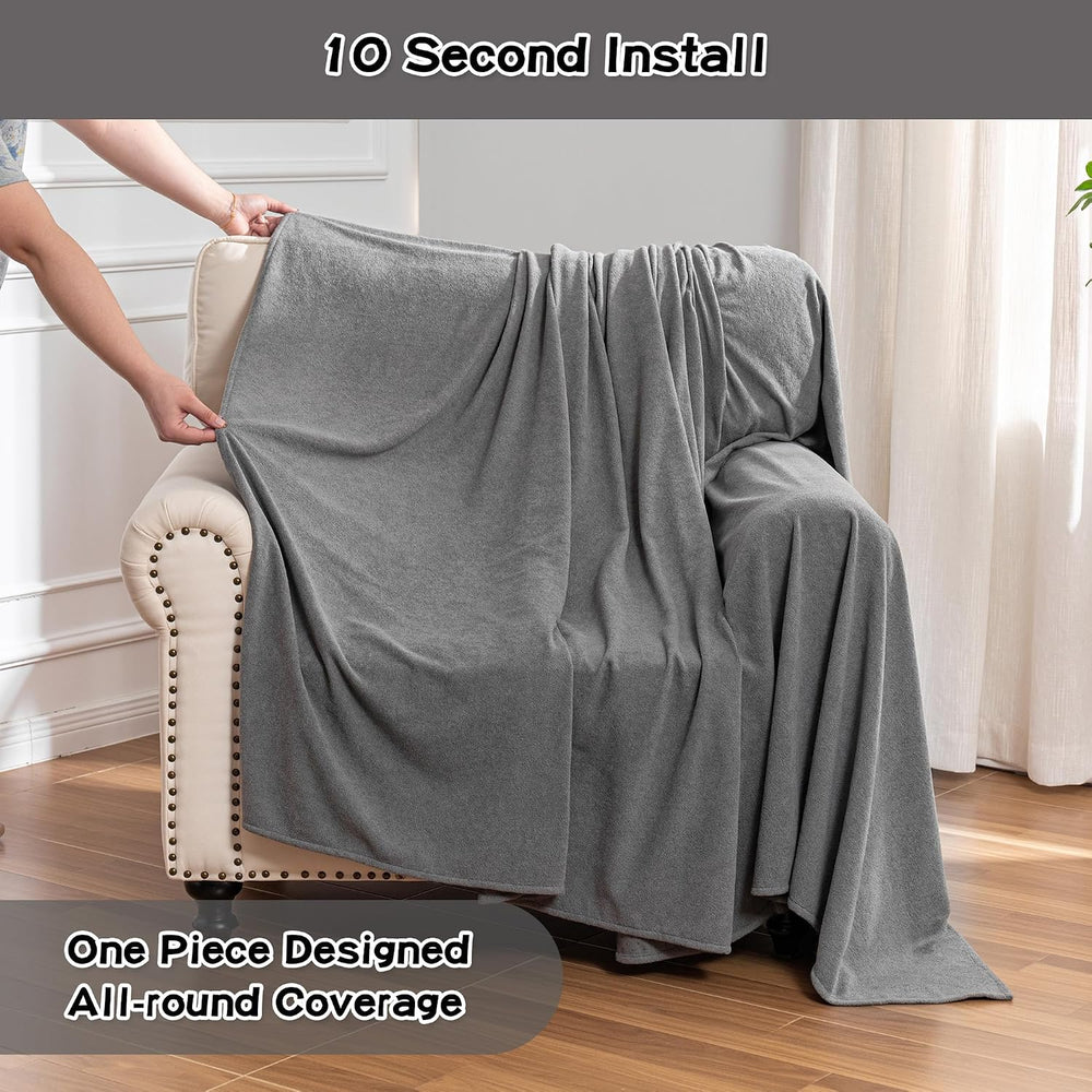 MEETSKY Chair Cover Cat Scratch Proof Recliner Chair Covers, Oversized Armcha...