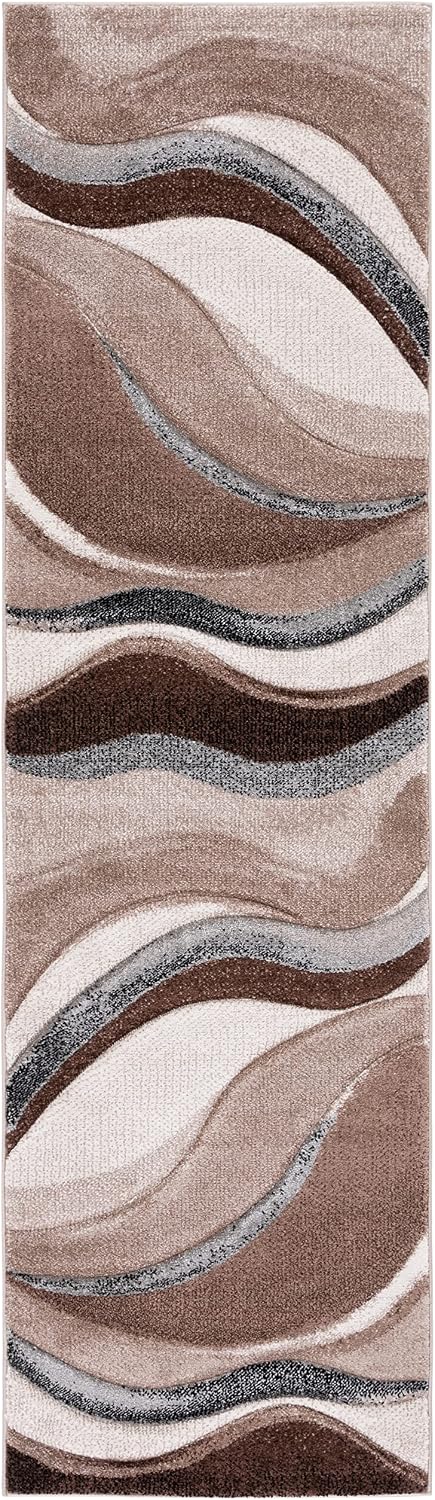 SAFAVIEH Hollywood Collection Runner Rug - 2'3" x 8', Brown &amp...