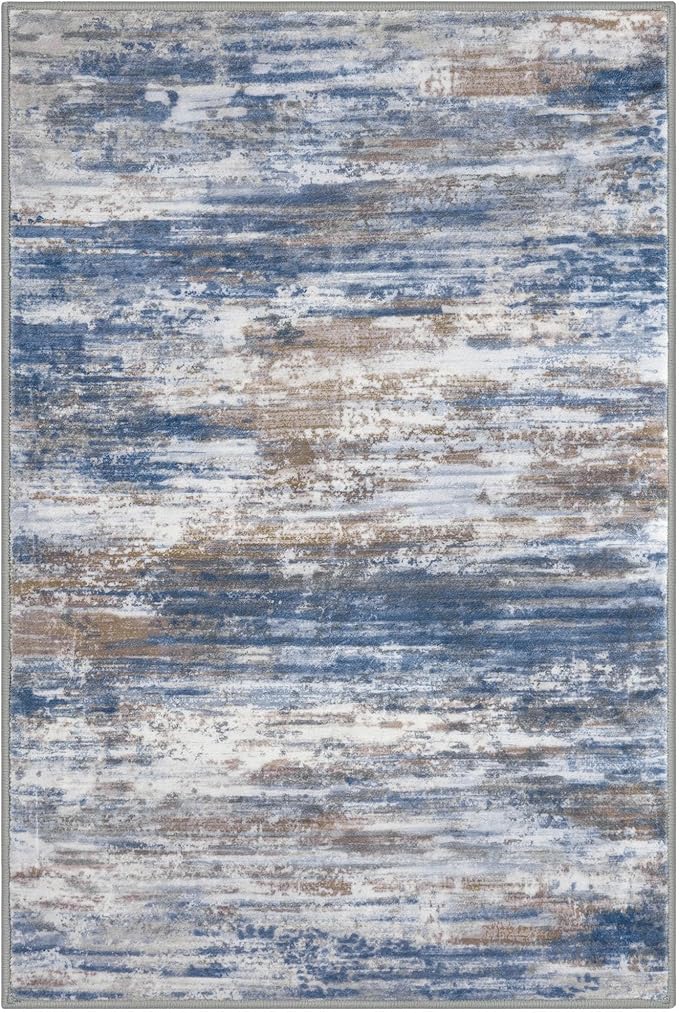KOZYFLModern Abstract 4x6 Ft Washable Large Rugs - Image 8
