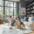 3x5 Rug, Bedside Preppy Dorm Area Rug, College Essentials Small Carpets by Junhejiamei