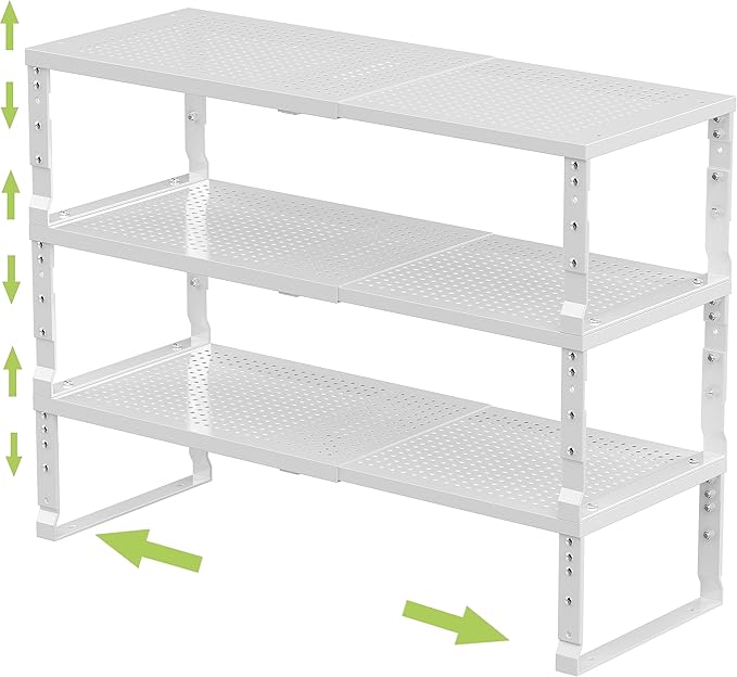 Jojocross Expandable Adjustable Stackable Kitchen Organizer, Spice Rack by JOJOCROSSHIGHQUALITYLIFE
