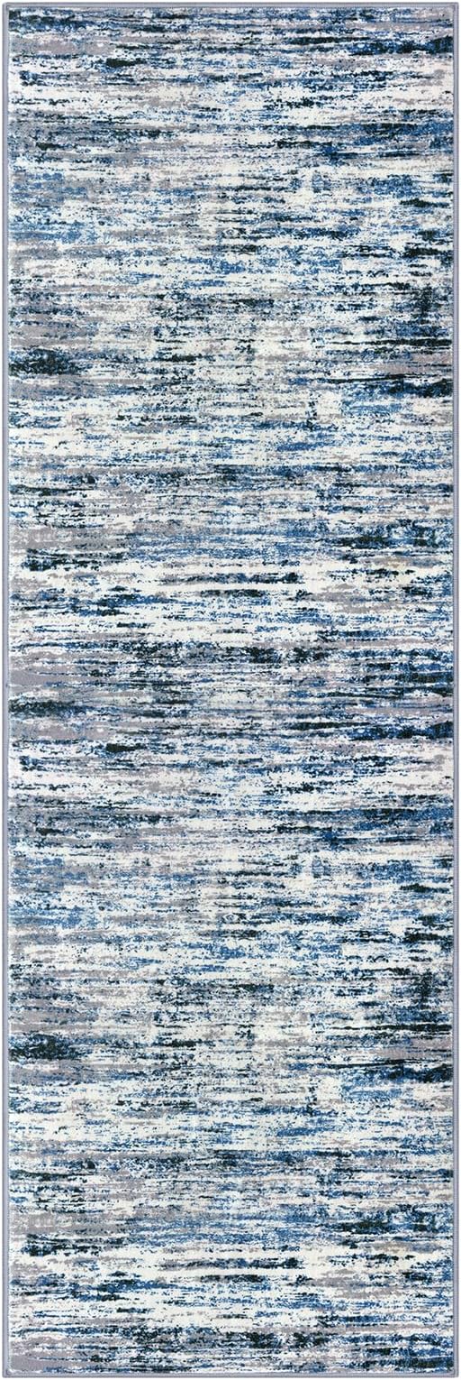Lansny Modern Abstract Runner Rug 2.6x8 - Image 9