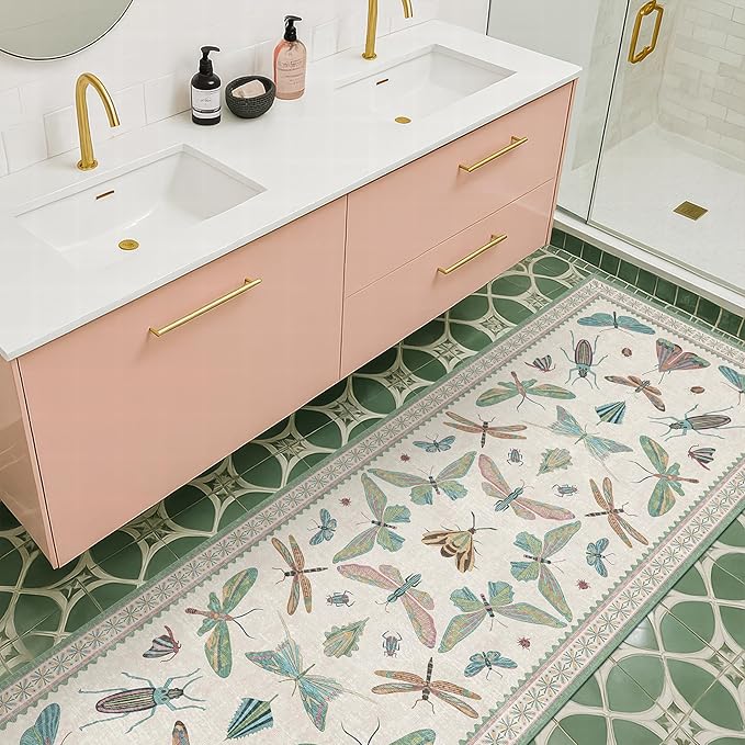 Hazo Haus Mint Green Washable Bathroom Rug - Image 6
