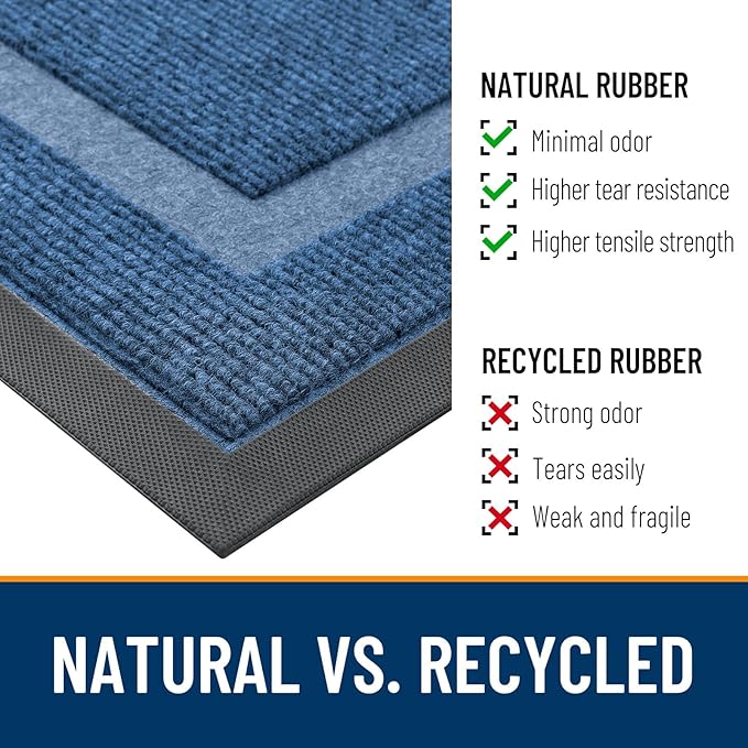 OLANLY Front Door Mat Indoor Outdoor Entrance, Waterproof All-Season, - Image 4