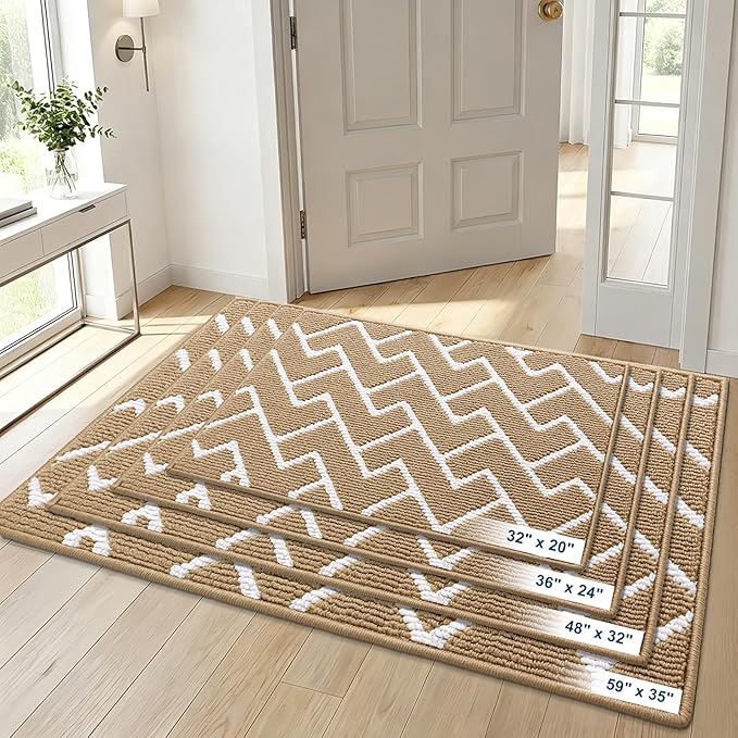 OLANLY Front Door Mat, Non-Slip Rubber Backing, Dirt Resistant and Absorbent - Image 9