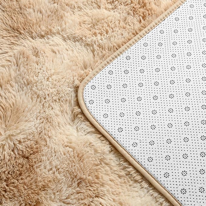 Deerhoo Large Shag Area Rugs 5 x 8, Tie-Dyed Plush Fuzzy Rugs - Image 6