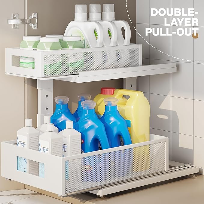 2 Pack Under Sink Organizer - Image 4