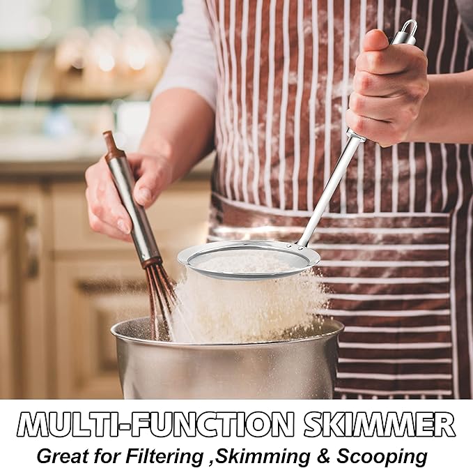 Anaeat 5.5" Stainless Steel Fat Skimmer Spoon - Image 2