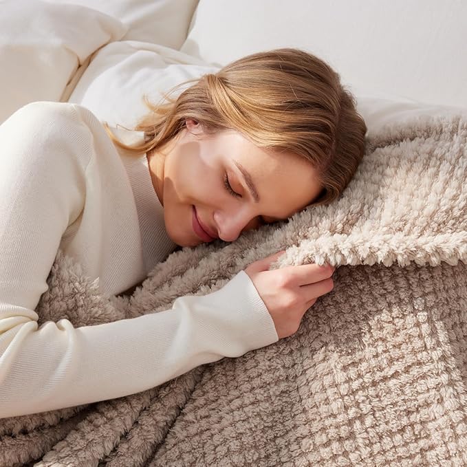 Whale Flotilla King Size Fuzzy Fleece Blanket - Image 2