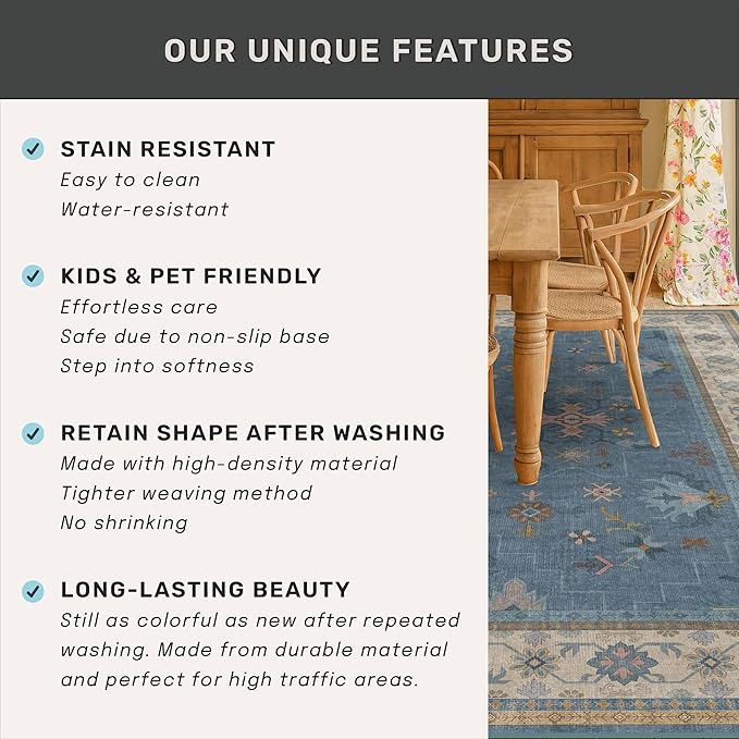 Hazo Haus Boho 7x10 Accent Area Rugs - Image 7