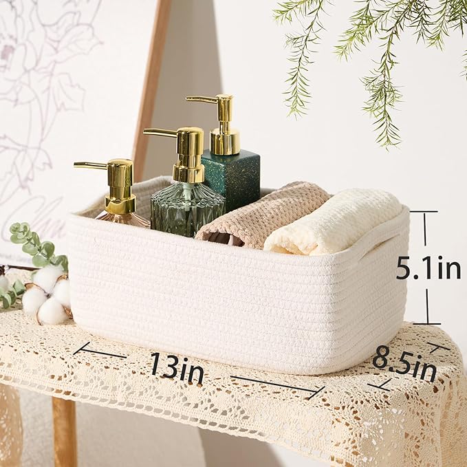 MiniArk Small Storage Baskets for Organizing | Closet Organizer Bins | Shelf - Image 3