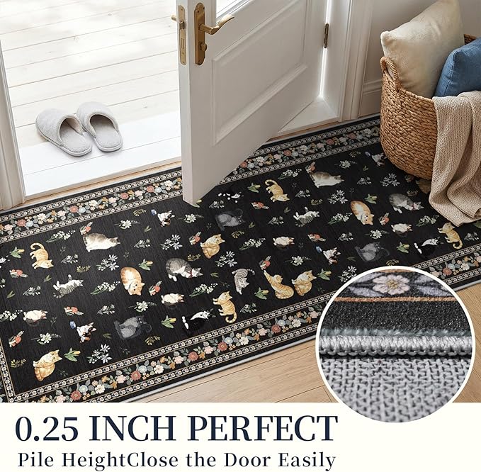 2'6"x8' Washable Kitchen Runner Rug - Image 6