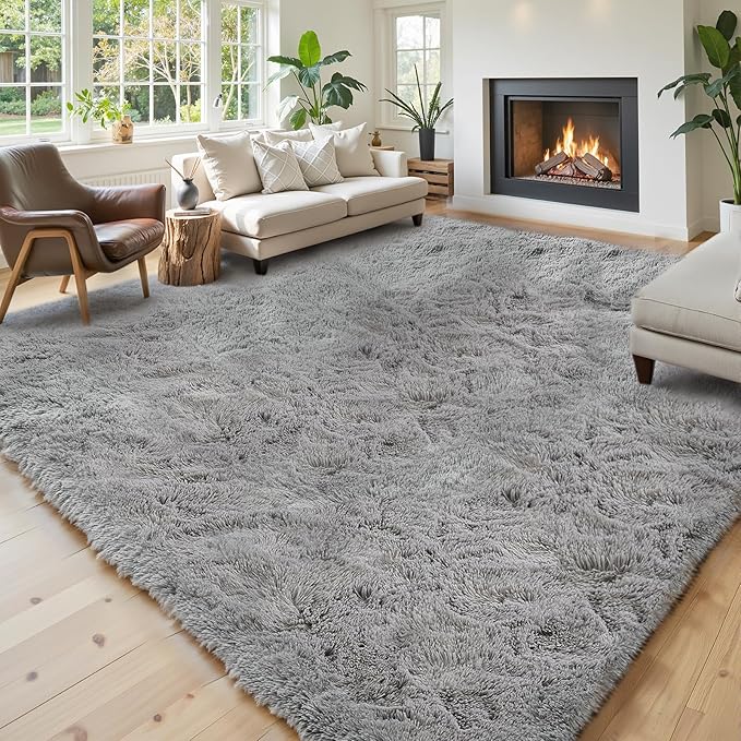 Rugs for Living Room 6x9, Alfombras para Salas Shag Large Plush Soft Area Rug - Image 2