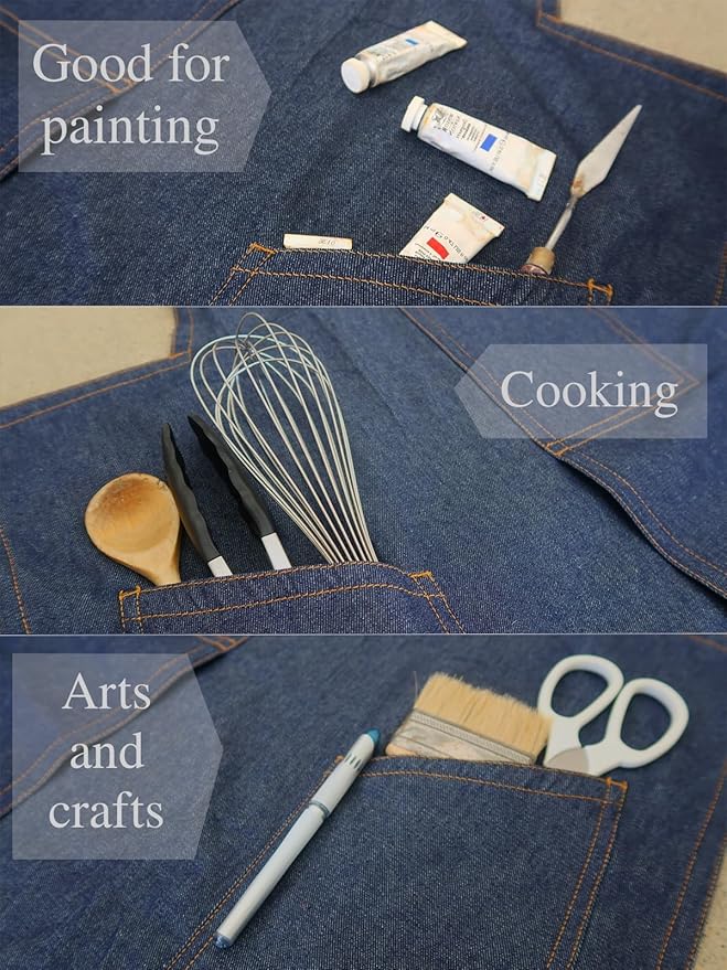 OATMEAL, the original split overlapped apron - Image 5