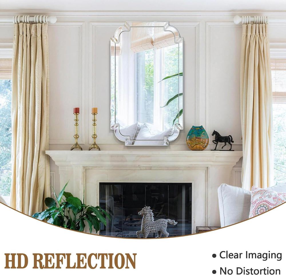 Chende Narrow Bathroom Mirror for Vanity Set, 47''x24'' Large...