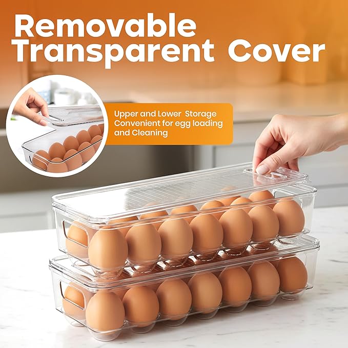 Utopia Home Egg Container With Lid and Handle - Image 8