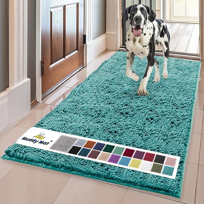 Muddy Mat® | Super Absorbent Door Mat Indoor, Microfiber Quick Dry Chenille by MuddyMat%C2%AE