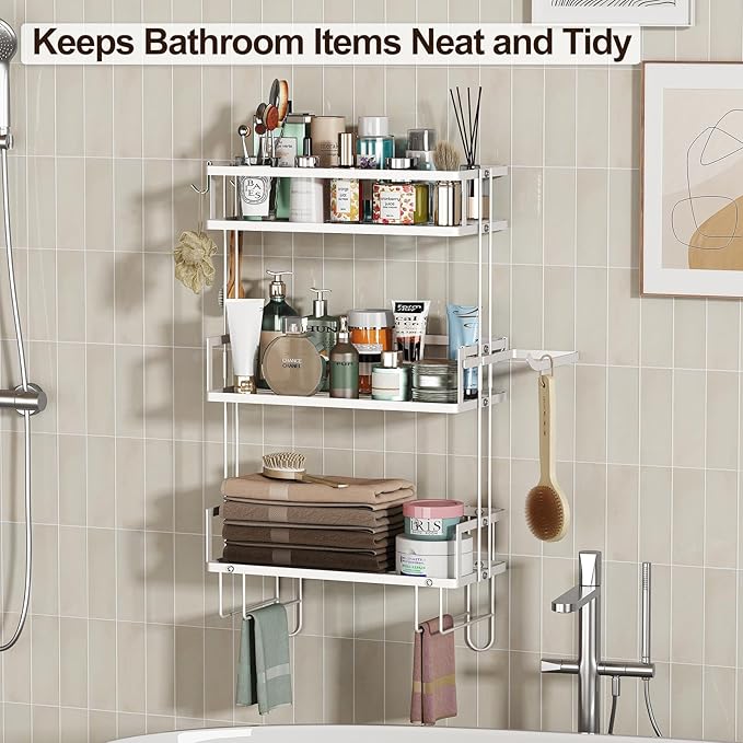 Godboat Bathroom Organizers and Storage, 3-Tier Over The Toilet Storage - Image 7