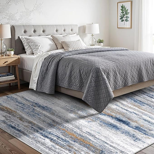 6x9 Area Rug for Living Room: Non-Slip Washable Rugs for Dining Room Bedroom - Image 2