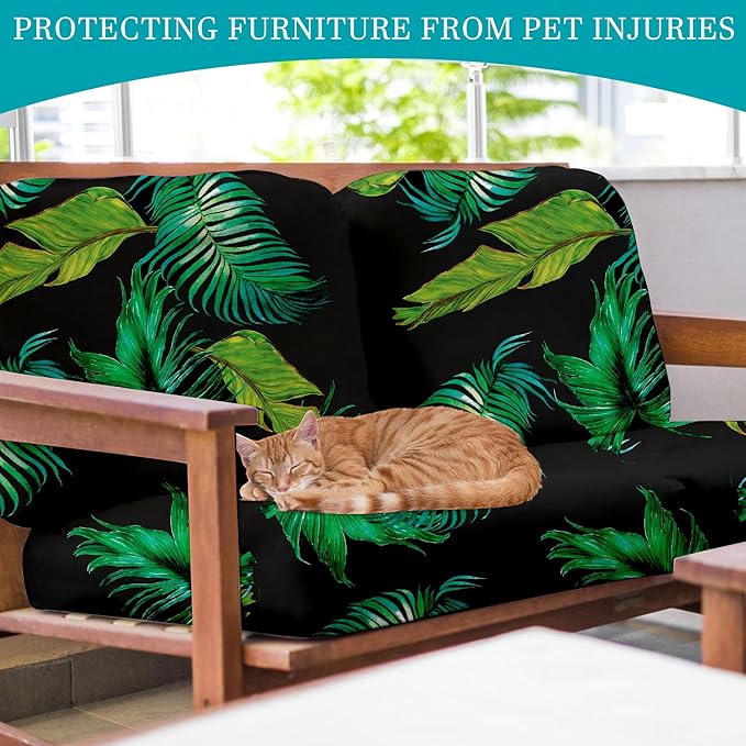 14 Pcs Stretch Patio Cushion Covers, Outdoor Couch Covers Replacement, Outdoor - Image 6