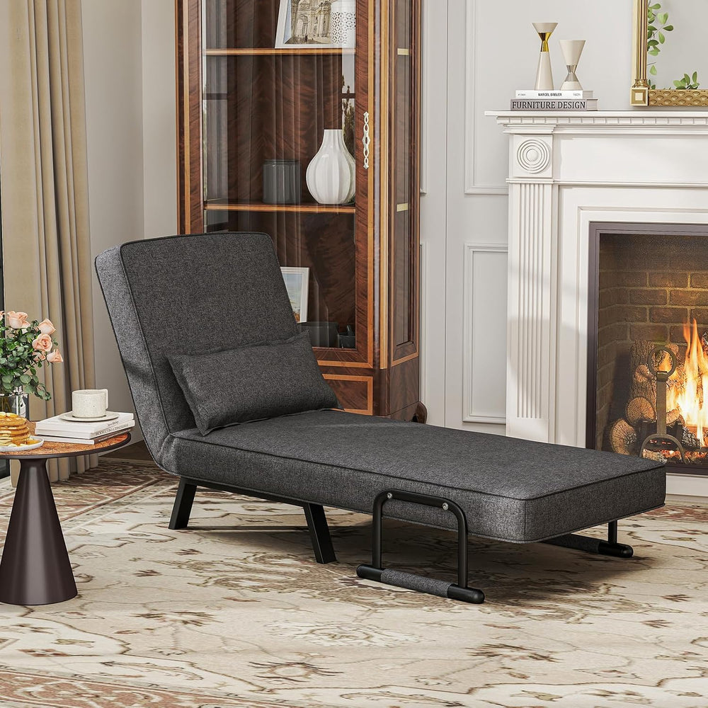 S AFSTAR 4 in 1 Convertible Sofa Chair Bed, Tri-fold Leisure Recliner Sleeper...