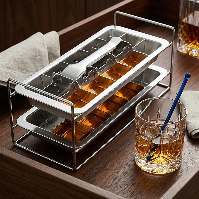 Stainless Steel Ice Cube Tray