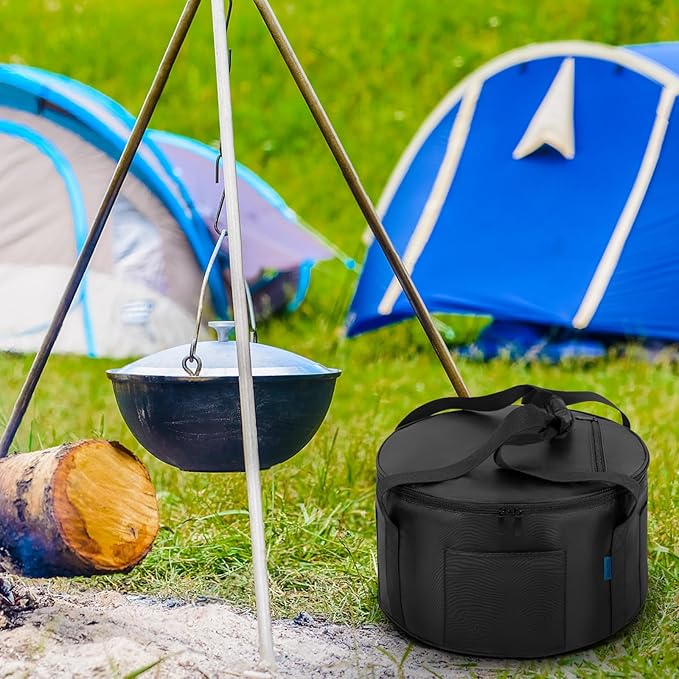 Dutch Oven Bag for 14 Inch, Durable Camp Dutch Oven Storage Bag, Carry Bag - Image 7