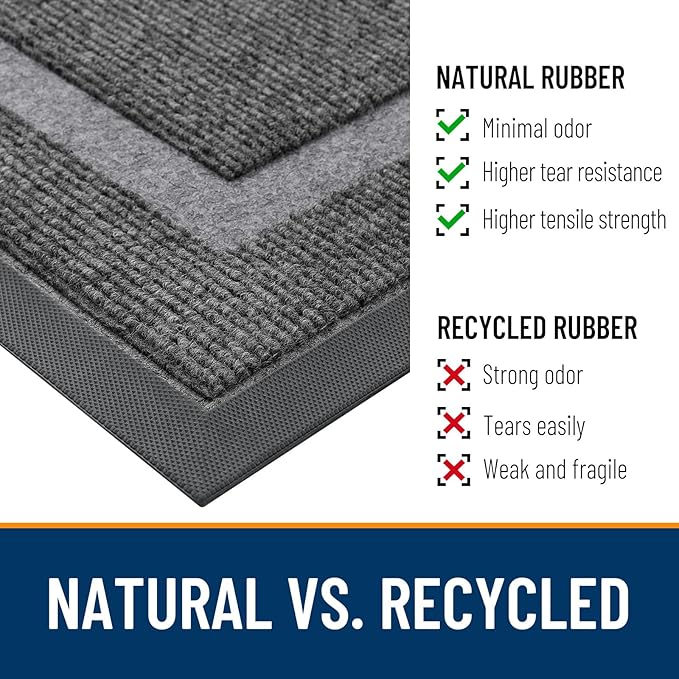 OLANLY Front Door Mat Indoor Outdoor Entrance, Waterproof All-Season, - Image 4