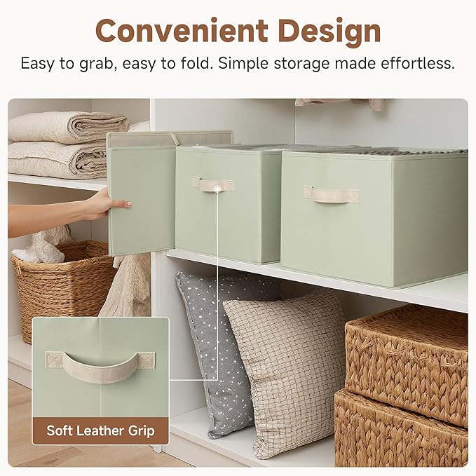 StorageWorks Storage Basket for Shelves, Closet Organizers and Storage Baskets - Image 6