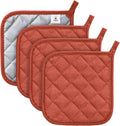 Joyhalo 4 Pack Pot Holders for Kitchen Clearance | Cotton Oven Holder with Great Heat Resistance, Potholders Sets for Kitchen, Countertops, Hot Pots and Pans, Spice