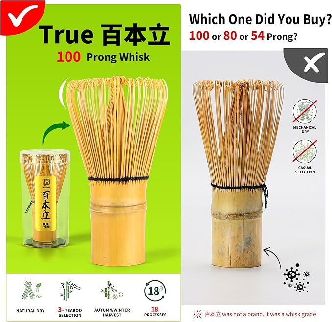 TEANAGOO Matcha Whisk Set Black, Matcha Kit - Image 7