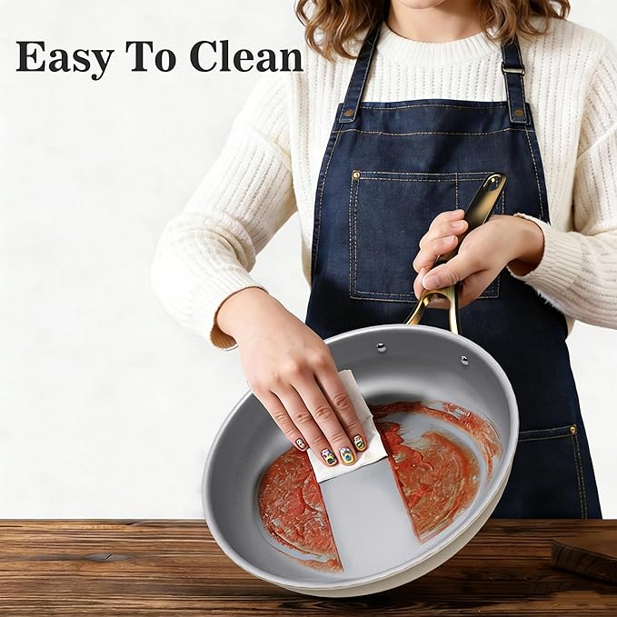 7-Piece Ceramic Nonstick Cookware Set